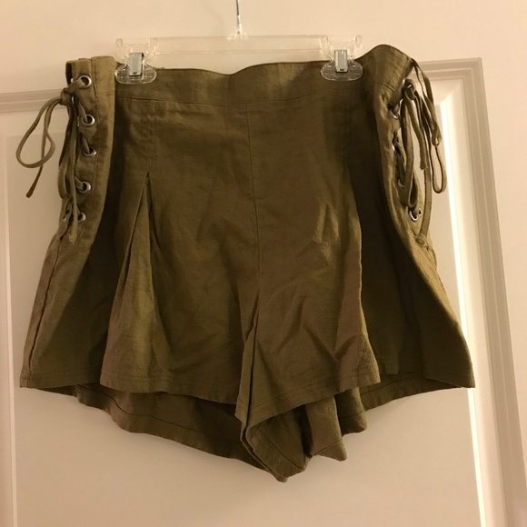 Free People Pants - Linen Free People Shorts